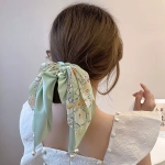 Scrunchie mariposa verde