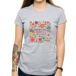 Happiness blooms camiseta encantadora