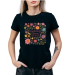 Happiness blooms camiseta encantadora - Imagen 3