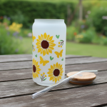 Vaso floral encantadores girasoles