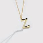 Letra colgante collar Z