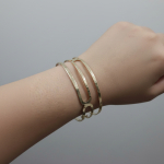 Pulsera bohemio elegante geométrica ancho medio