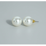 Arete perla grande plata 925