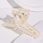 Gancho XL perla elegante 11 cm largo