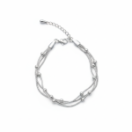 Pulsera triple en acero inoxidable
