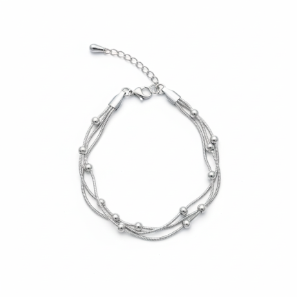 Pulsera triple en acero inoxidable