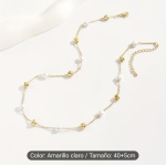 Copia de Elegante collar con perlas de corazón  imitación para lucir radiante. - Imagen 2