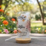 Vaso vidrio Para una mujer increíble ella es - Imagen 2