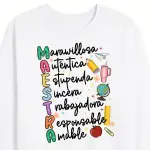 Camiseta Maestra motivacional