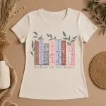 Camiseta de Algodón "Mujeres de la Biblia" – Colección Inspiración y Fe