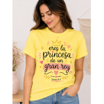 Copia de Camisa una frase de esperanza "Eres la princesa de un gran rey "