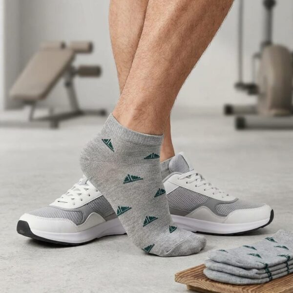Set de 3 Pares de Calcetines de Bambú 100% para Hombre –(Blanco, Negro, Gris)