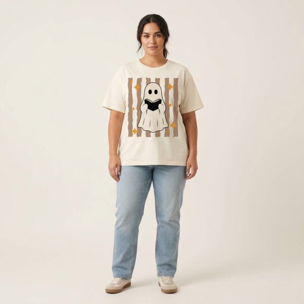 Camiseta "Ghost Reader" – Lectura Espeluznantemente Cómoda
