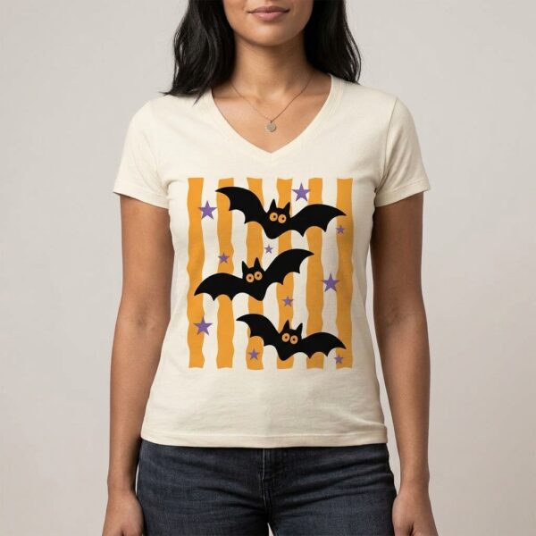 Camiseta de Murciélagos Halloween para Mujer | Moda y Estilo Spooky